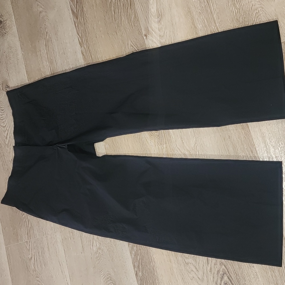 JIL SANDER EUC COTTON HIGH WAIST CROP MADE IN ITALY POCKETED PANTS SIZE EU42 - Picture 6 of 12